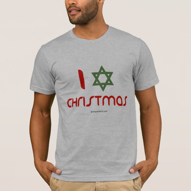 Camiseta I verde del navidad de Jánuca (Anverso)