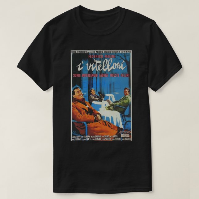 Camiseta I Vitelloni Federico Fellini Classic T-Shirt 76 (Diseño del anverso)