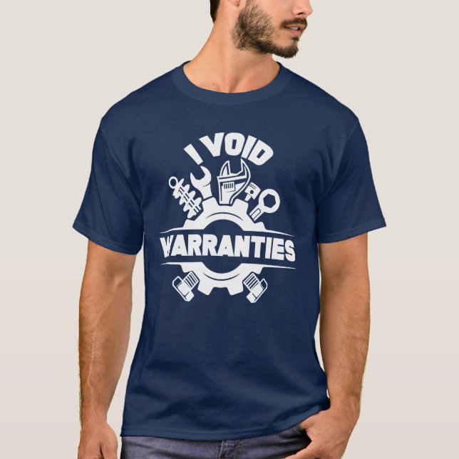 Camiseta I Void Warres Mechanic Quad Racer Muscle Car boy (Anverso)