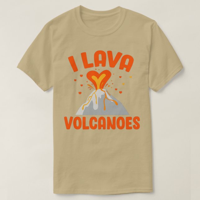 Camiseta I Volcanes de lava (Diseño del anverso)