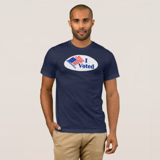 Camiseta I Voted United States Flag Dark