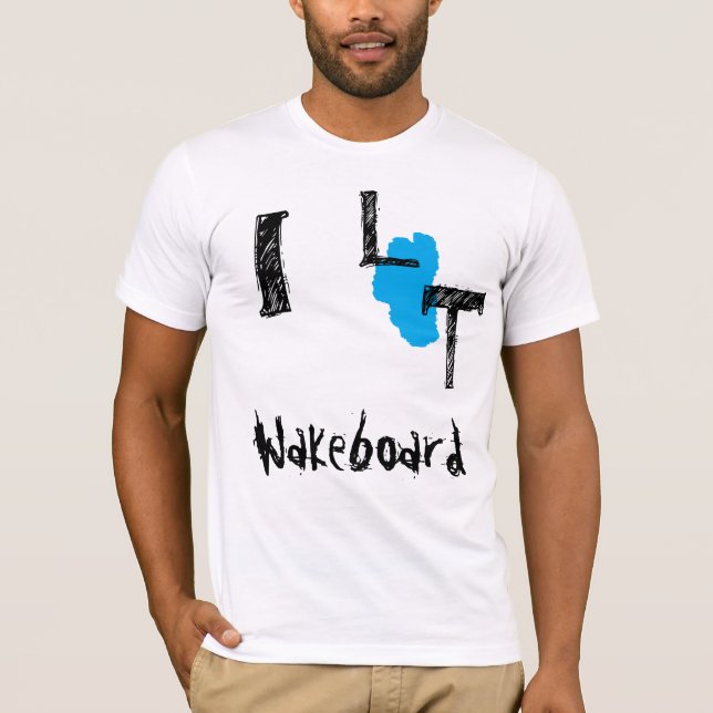 Camiseta I Wakeboard el lago Tahoe (Anverso)