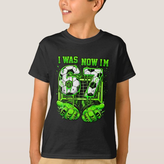 Camiseta I Was 6 Now Im 7 Year Old Soccer Funny 7th Birthda (Anverso)