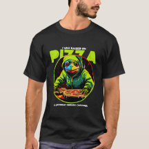 Camiseta I Was Raised on Pizza