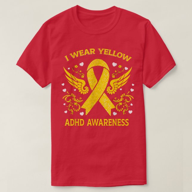 Camiseta I Wear For Adhd Awareness  (Diseño del anverso)