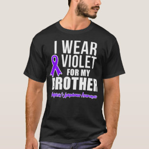 Camiseta I Wear for Brother Hodgkins Lymphoma Awareness 