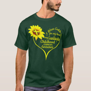 Camiseta I Wear Gold For My Granddaughter Childhood Cancer 