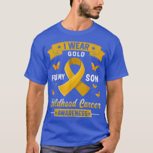 Camiseta I Wear Gold For My Son Childhood Cancer Awareness