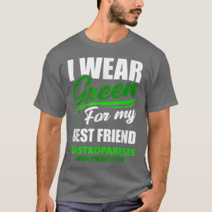 Camiseta I Wear Green For My Best Friend Gastroparesis Awar