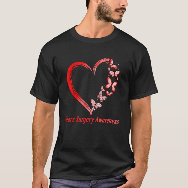 Camiseta I Wear Red For Heart Surgery Awareness (Anverso)