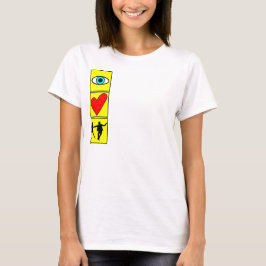 Camiseta i west love coast swing/dance