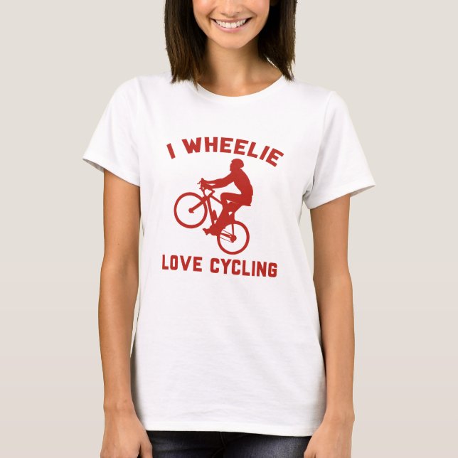 Camiseta I Wheelie Love Cycling (Anverso)