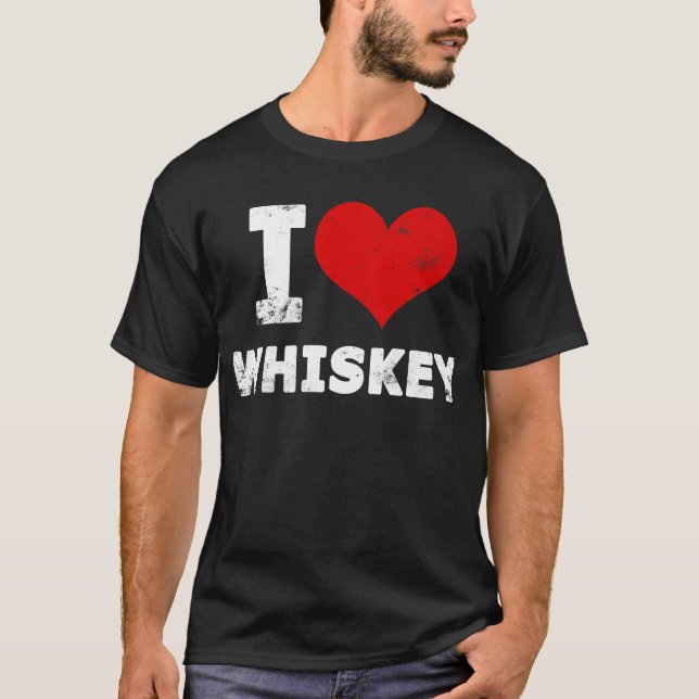 Camiseta I whisky del corazón (Anverso)