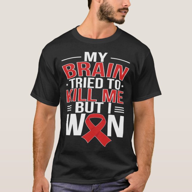 Camiseta I Won Stroke Survivor Stroke Awareness Month 1 (Anverso)