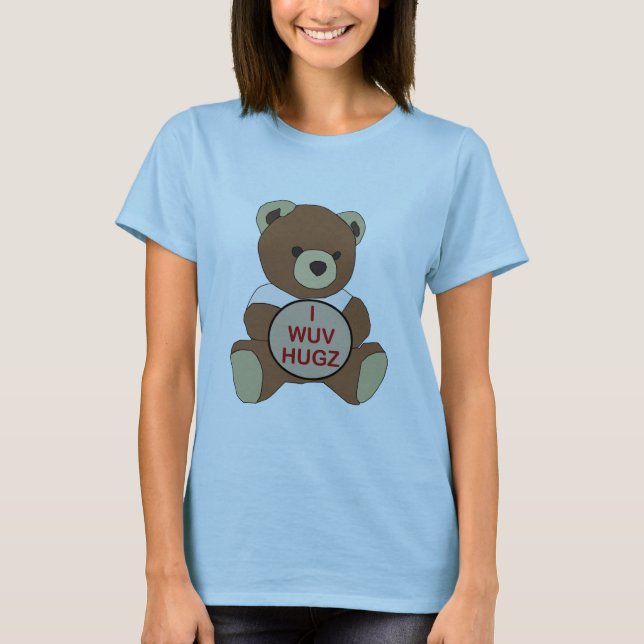 CAMISETA I WUV HUGZ (Anverso)