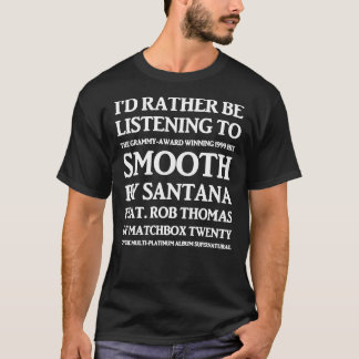Camiseta I&x27;d prefiere escuchar sin problemas por santan