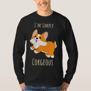 Camiseta I X M Ilustracion Corgeous Cute Corgi