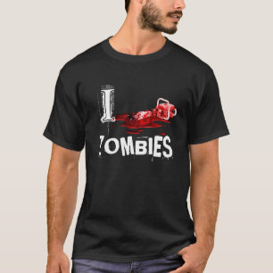 Camiseta ¡I zombis de la motosierra! - negro
