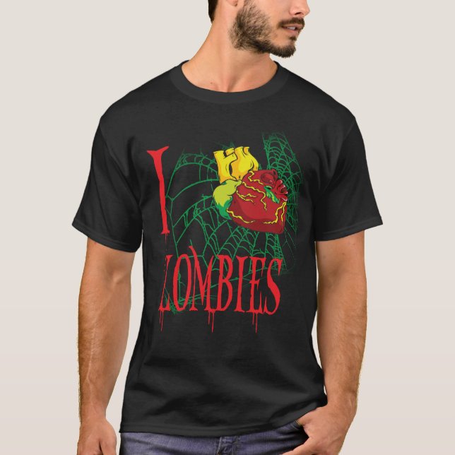 Camiseta I zombis del corazón (Anverso)