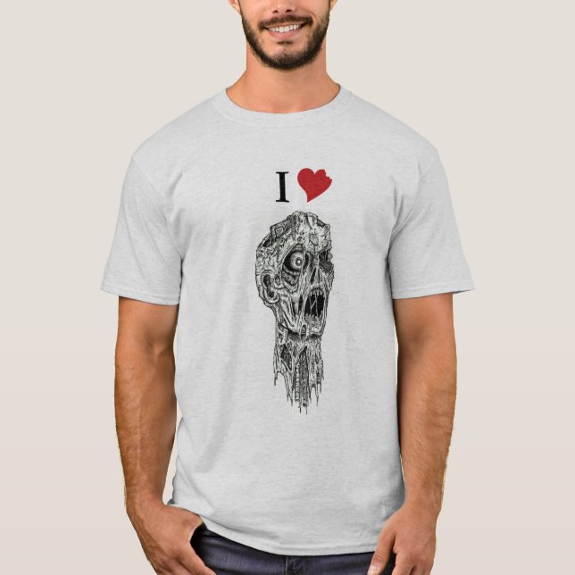Camiseta I zombis del corazón (Anverso)