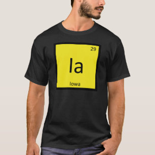 Camiseta Ia - Símbolo de la tabla periódica de química del 