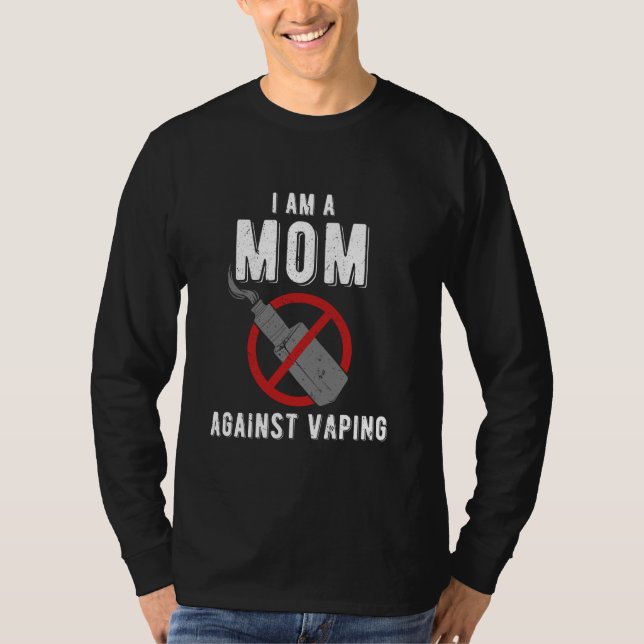 Camiseta I'am A Mom Against Vaping (Anverso)