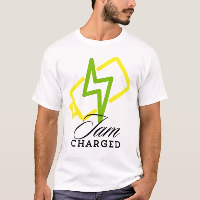 Camiseta Iam Charged - Positric Vibes Unisex (Anverso)