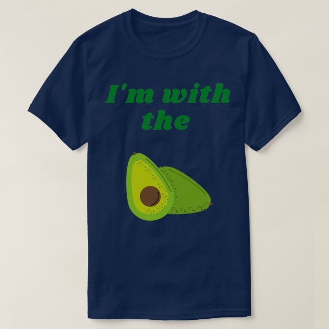 Camiseta Iamp39m con aguacate 1 (Diseño del anverso)