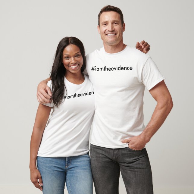 Camiseta #iamtheevidence male tee (Unisexo)
