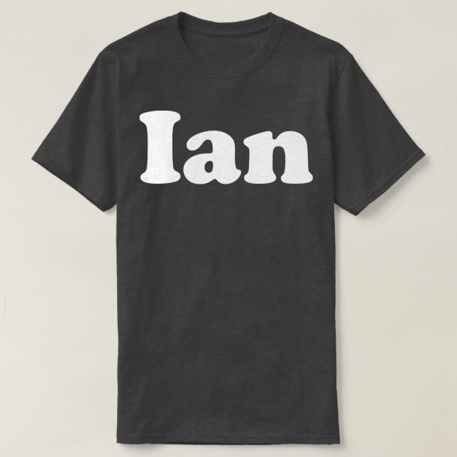 Camiseta Ian (Diseño del anverso)