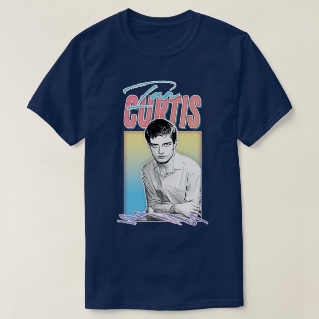 Camiseta Ian Curtis Estilo Estético (Diseño del anverso)