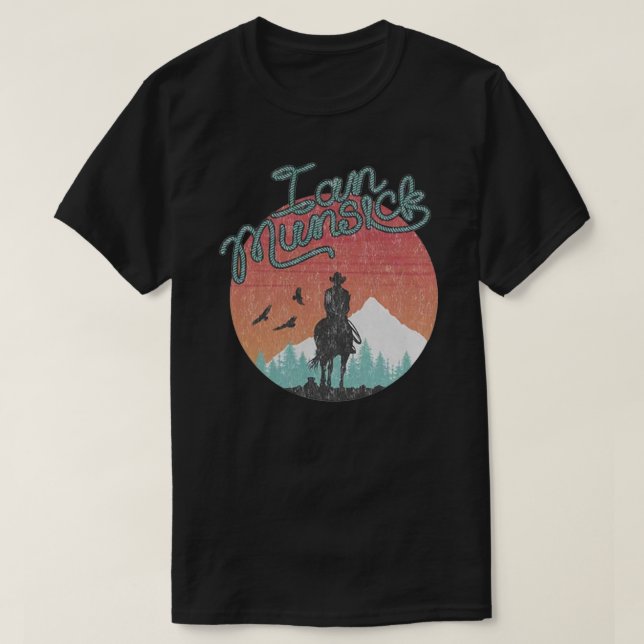 Camiseta Ian munsick m erch Sunset Ride T-Shirts Regalo por (Diseño del anverso)