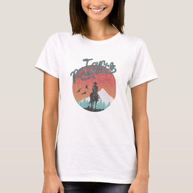 Camiseta Ian munsick m erch Sunset Ride TShirts Regalo para (Anverso)