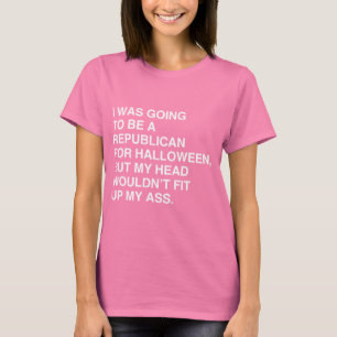 CAMISETA IBA A SER UN REPUBLICANO PARA HALLOWEEN