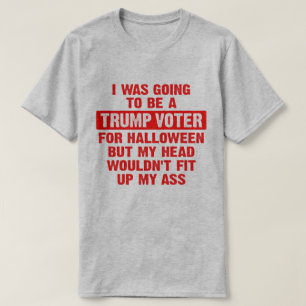 Camiseta Iba a ser un votante mejor para Halloween
