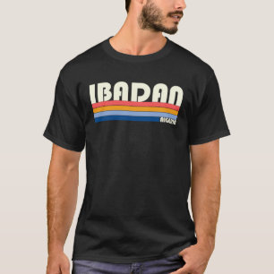 Camiseta Ibadan Nigeria estilo retro vintage de los años 70