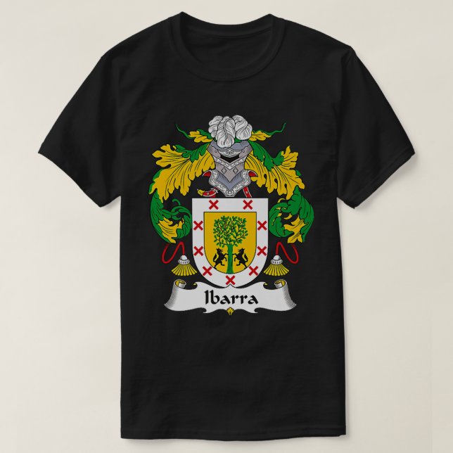 Camiseta Ibarra Coat of Arms Family Crest Premium  (Diseño del anverso)