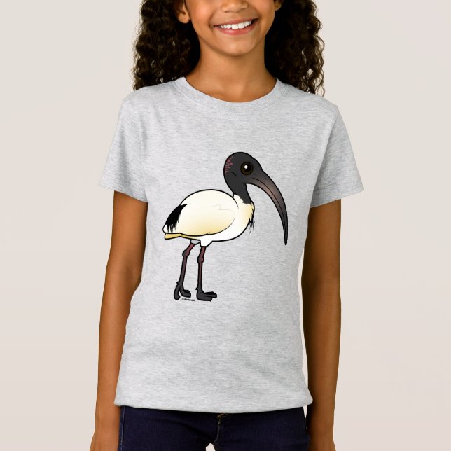 Camiseta Ibis australiano compatible con el nacimiento (Anverso)