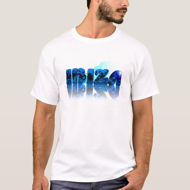 Camiseta IBIZA 2011 azul (Anverso)