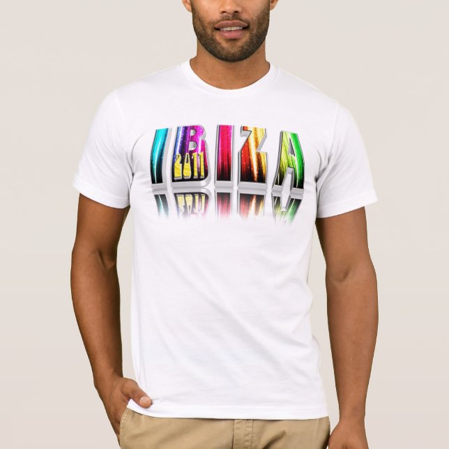 Camiseta Ibiza 2011 letras (Anverso)