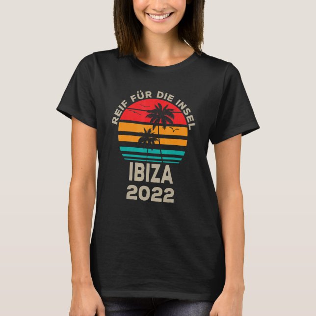 Camiseta Ibiza 2022 Palm Tree Restart Outfit (Anverso)