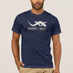 Camiseta Ibiza Coordinates with Iconic Lizard Design