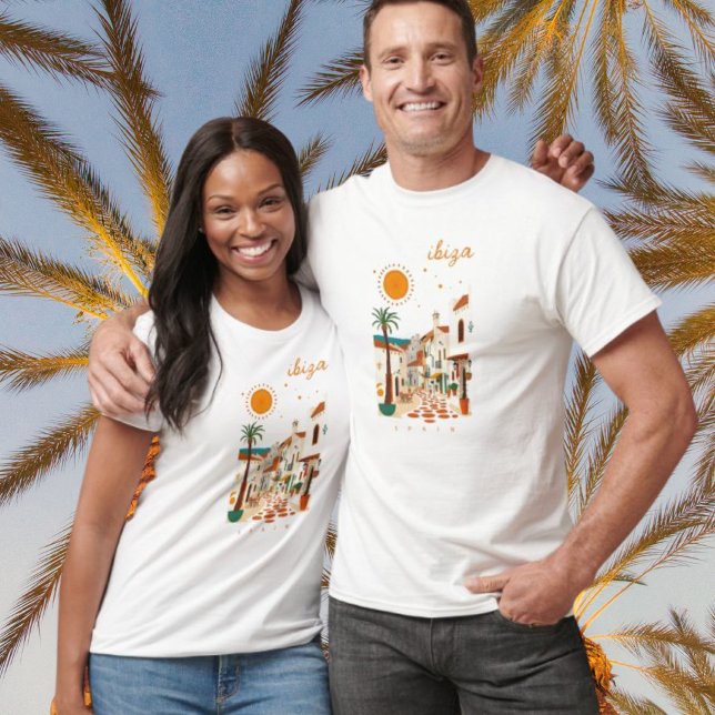 Camiseta Ibiza España Eivissa ciudad blanca (Subido por el creador)