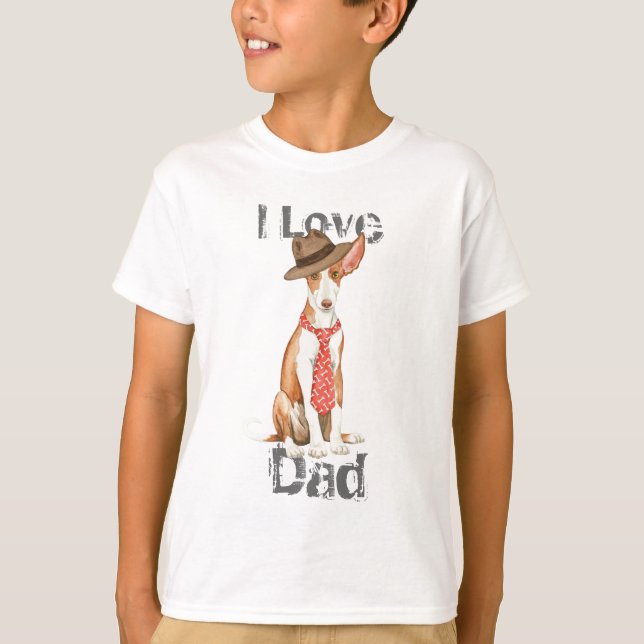 Camiseta Ibizan Hound Dad (Anverso)
