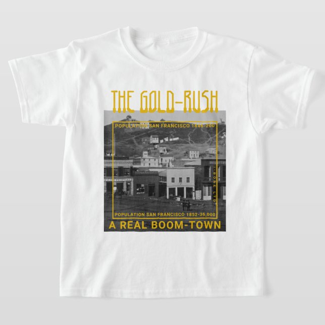 Camiseta IBONELTD. GOLD-RUSH BOOM TOWN 2bw (Distribución)