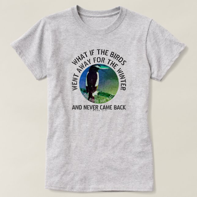 Camiseta IBONELTD. LAS AVES VUELVEN A 2d1 (Diseño del anverso)