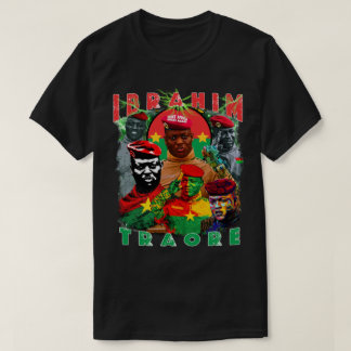 Camiseta Ibrahim Traore Vintage Bootleg tee Panafricano