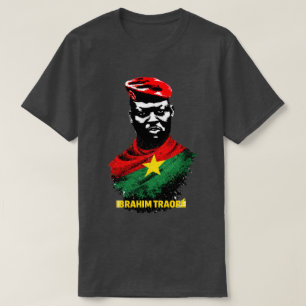 Camiseta Ibrahim Traoré Vintage Panafricano – Burkina Faso