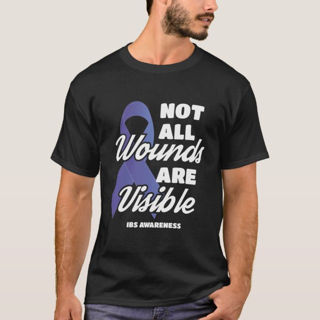 Camiseta Ibs Awareness Gift No Todas Las Heridas Son Visibl (Anverso)