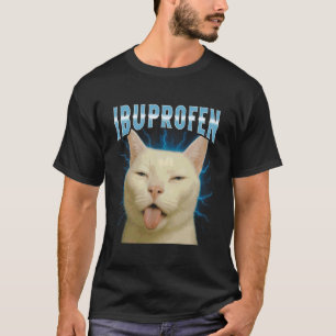 Camiseta Ibuprofeno Gato Divertido Contrabando